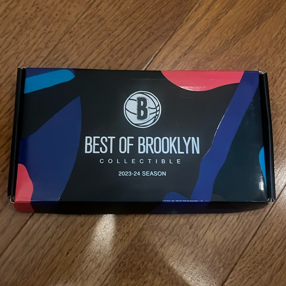 Brooklyn Nets Best of Brooklyn 2033-2024 commemorative wooden court